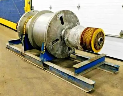 Bird 32 x 50 solid bowl rotating assembly only, SS.