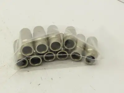 Norgren 120200700 Pneufit Union 1/2" OD x 1/2" OD Tube Push Connect Lot of 10