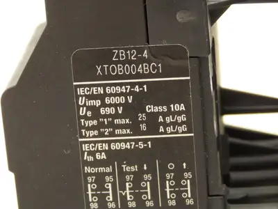 Eaton XTCEXFAC20 | XTCE012B01 | XTOB004BC1 Overload Relay Contactor 2.4-4A