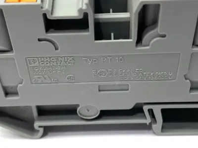 USED PHOENIX CONTACT FEED-THROUGH TERMINAL BLOCK 3212120 LOT OF 3