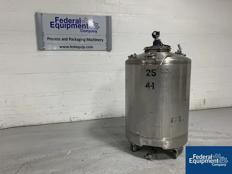 Used N/A 1,400 Liter Stainless Steel Mix Tank Stainless Steel Tanks Ohio US | Federal Equipment Company #126374