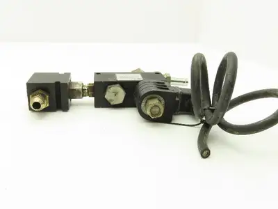 Delta Power Hydraulic 80500116 Solenoid Valve 115V w/Pressure Switch 4-Port 1/2"