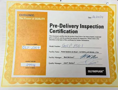 Used 2014 CATERPILLAR OLYMPIAN 3-PHASE 380/220 VOLT GENERATOR SET Generators Pennsylvania US | East West Machinery & Drilling #1417787