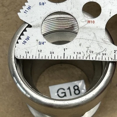 VNE 1.5" Stainless Steel Female Adapter Clamp Sanitary # ZH9822 Fast Shipping!