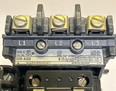 Used ALLEN-BRADLEY 509-AOD Industrial Controls Ohio US | Surplus Asset Holdings #1240634