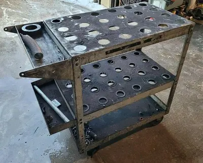 48 Slot Cat 40 Taper Tool Holder Cart