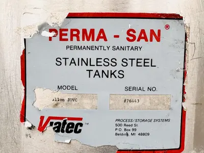 USED 1993 PERMA-SAN 60 GALLON JOVC