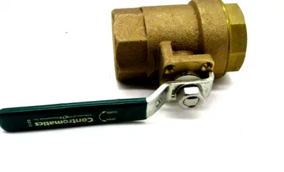 NEW KF CONTROMATICS B6400 BALL VALVE 1 1/2 B 6400 SS M17