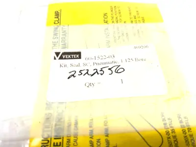 USED VEKTEK PNEUMATIC SEAL O-RING KIT 1.125