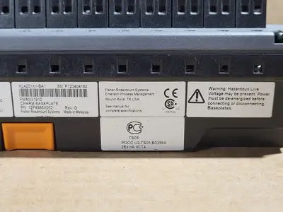 Used FISHER-ROSEMOUNT KL4201X1-BA1 Misc Electrical & Power Parts British Columbia CA | Lenmark #1439538
