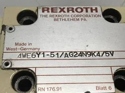 USED REXROTH 4WE6Y151/AG24N9K4/5V