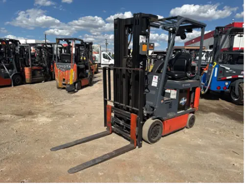 Used 2022 TOYOTA 8FBC15U 3-Wheel Sit down Electric Counterbalance Forklifts Pennsylvania US | National Lift Equipment #1382540