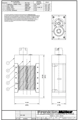 Used FRANKLIN MILLER TM8512 Shredders Illinois US | Alan Ross Machinery #1261494