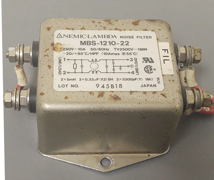 Used Nemic-Lambda MBS-1210-22 Filters | Edwards Industrial Repair #979319