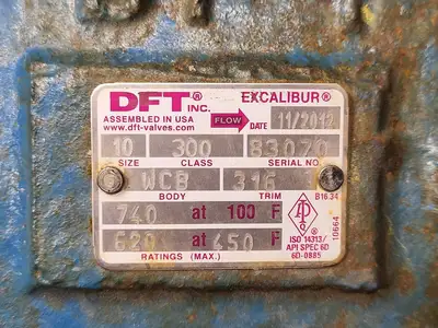 10" Class 300 Flanged Check Valve B16.34