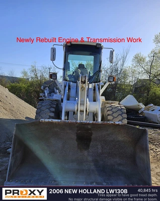 Used 2006 NEW HOLLAND LW130B Wheel Loaders Illinois US | Proxy Equipment #1377950