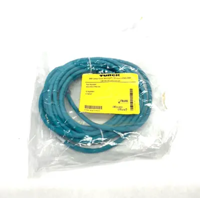 New | in-Stock Turck Eurofast Double Ended Ethernet Connection Cable U-58524 Cable & Wire Michigan US | Maverick Industrial Sales #1392992