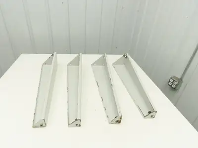 Omga Machine Base Table Legs 26-1/2" Long White Radial Arm Saw Set of 4