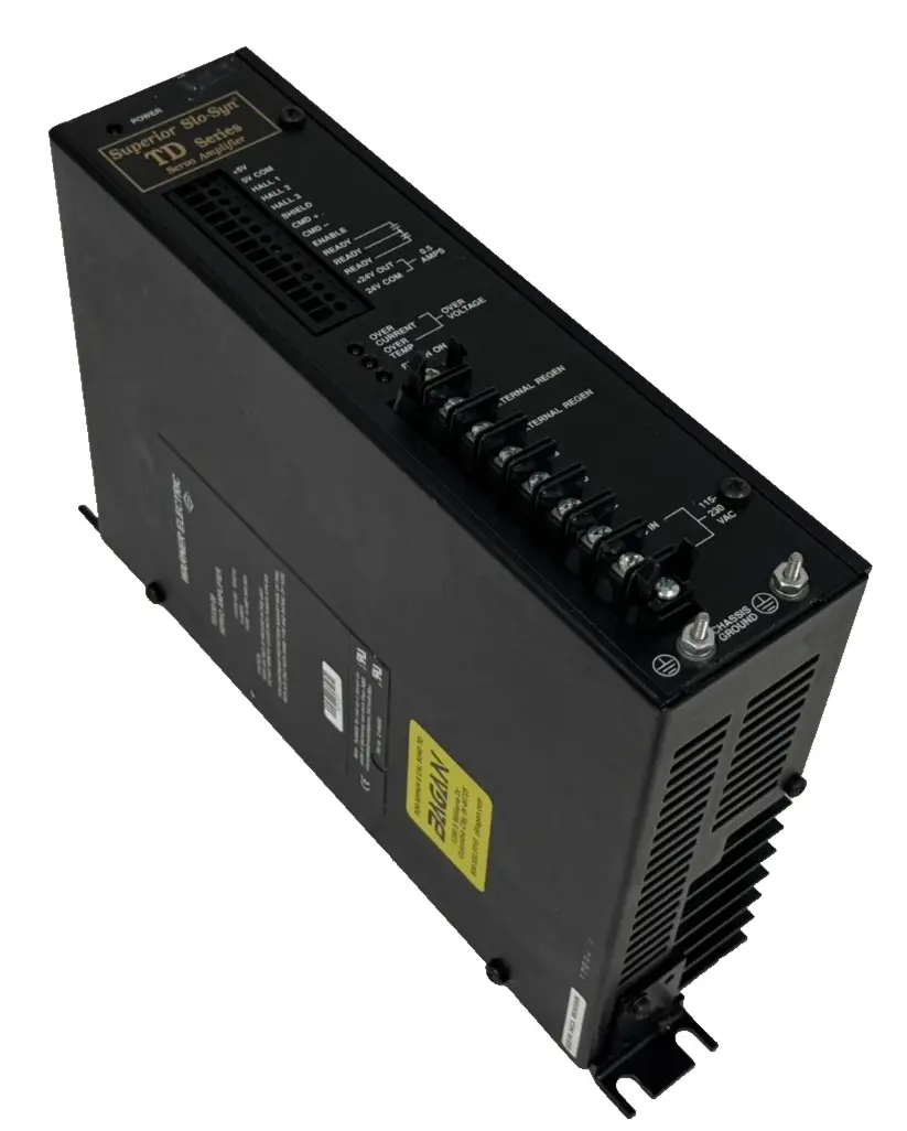 USED WARNER ELECTRIC TD330/08 SUPERIOR SLO SYN SERVO AMPLIFIER