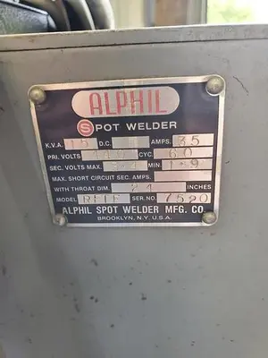 Used ALPHIL RFTF Rocker Arm Spot Welders Pennsylvania US | Hildebrand Machinery Co. #1485969