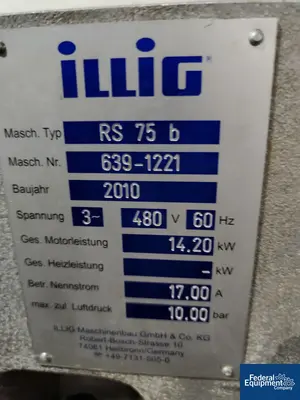 USED Illig Illig Grinder, Model RS-75-b, 13 KW