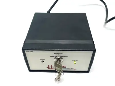 Used HAAS LASER TECHNOLOGIES SHUTTER INTERLOCK UNIT W/ KEY 120V 1-PH Misc Industrial Equipment | Maverick Industrial Sales #1098775