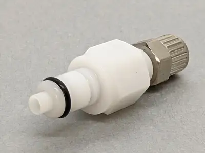Quick Disconnect Insert 1/8" Hose Barb to 5/16" OD, 1/4"-28 Threaded Fitting - New Other