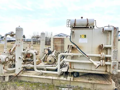Used KNIGHT KOA-2 4-3/4" SINGLE STAGE HORIZONTAL AIR BOOSTER COMPRESSOR High Pressure Air Compressors Pennsylvania US | East West Machinery & Drilling #1417200