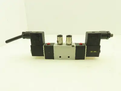 Neuma NV-6522 Pneumatic Air Solenoid Valve 5/2 5 Port 2 Pos 24VDC