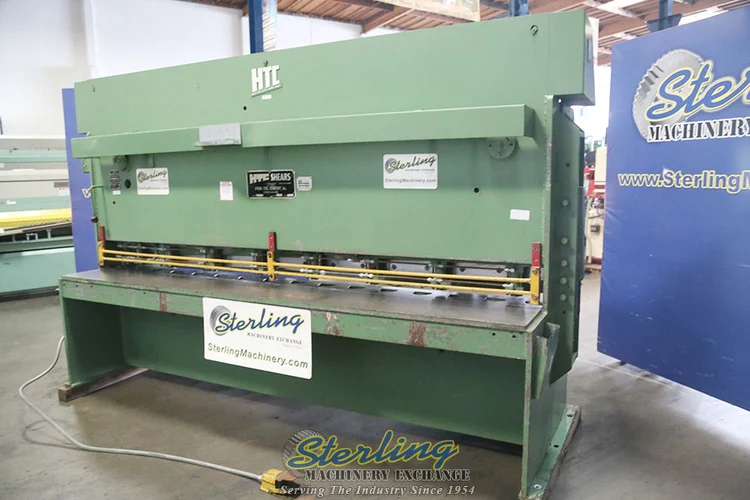 Used HTC 250-10A Power Squaring Shears (Inch) California US | Sterling Machinery Exchange #1466105