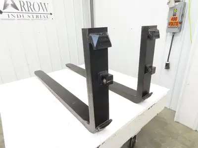 VETTER 1308961 4x47-3/4" Class 2 Steel Side Shift Forklift Forks 16" Carriage