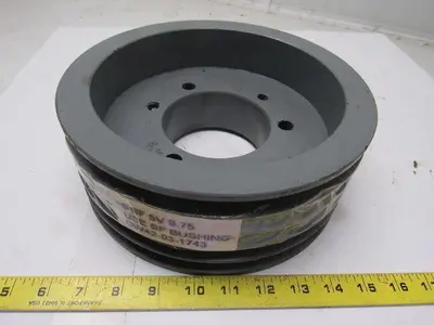 55V9.75 5 Groove 9-3/4" Pulley/Sheave SF Bushed Bore
