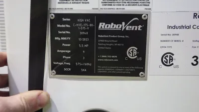 2023 ROBOVENT C-HVE-175-80 Fume Extractor | Asset Exchange Corporation (2)