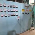 USED SECO WARWICK VACUUM FURNACE 42131 VERTICAL ELEVATOR VACUUM FURNACE