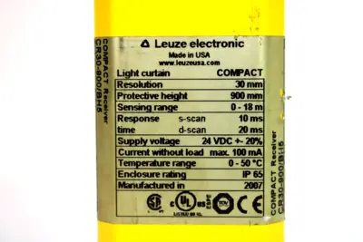 USED LEUZE ELECTRONIC ST30-900/BH3 CR30-900/BH5