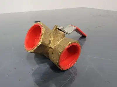 1-1/4", 400 WOG, Bronze, Three-Way Ball Valve, B-3L