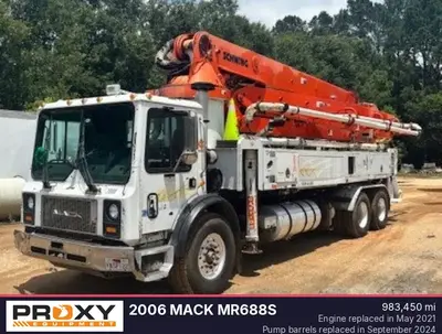 Used 2006 MACK MR688S Concrete Mixer Trucks South Carolina US | Proxy Equipment #1378589
