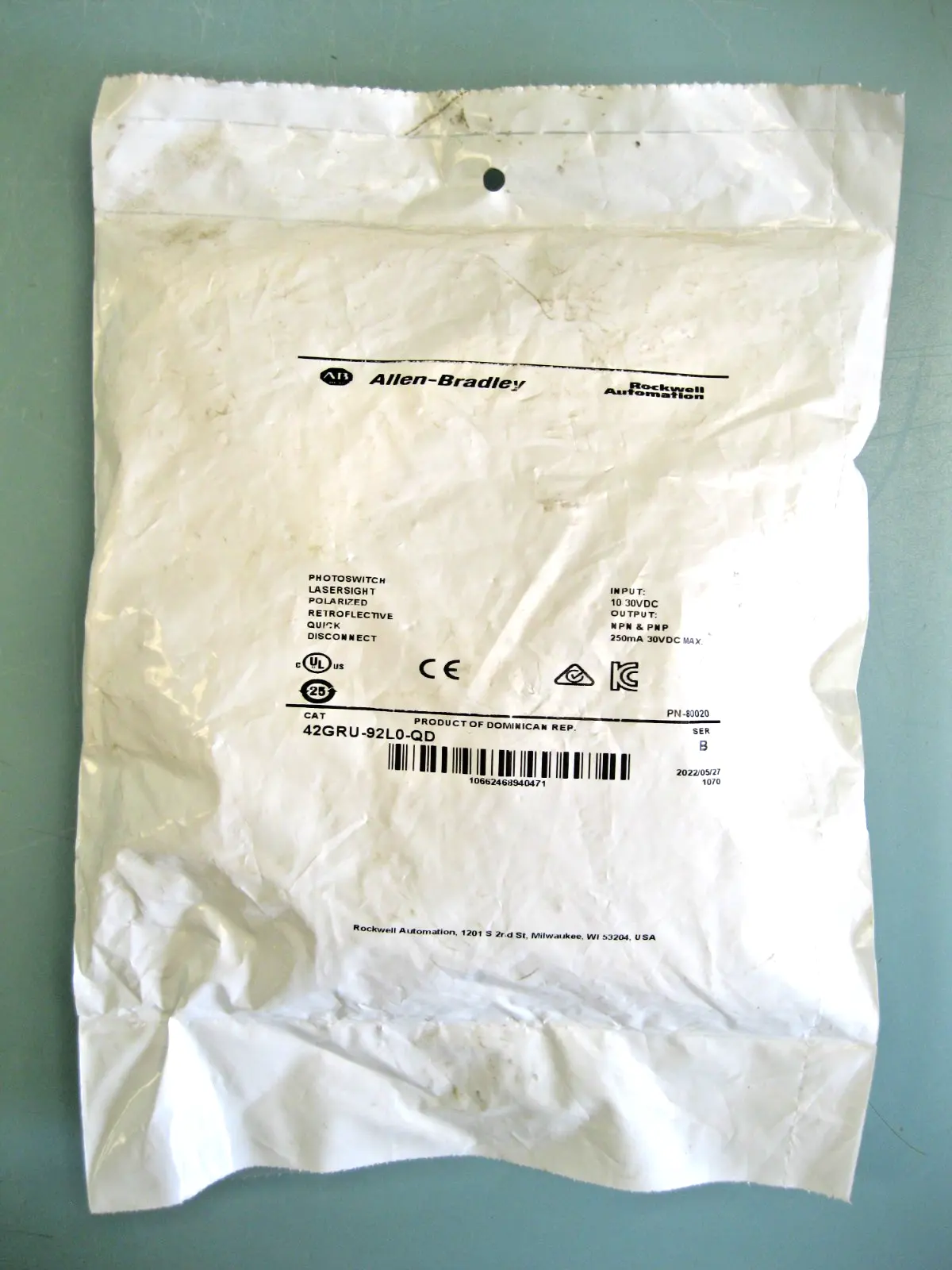 NEW Allen-Bradley 42GRU-92L0-QD