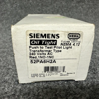 New | in-Stock Siemens 52PA6H2A Lighting California US | Davliegogo LLC #1708133
