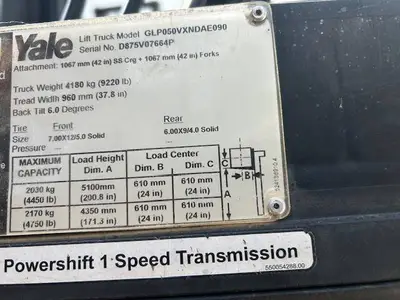 Used 2016 YALE GLP050VX Misc Forklifts Illinois US | Somerset Equipment Sales #1542954
