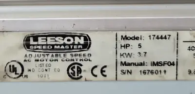 Leeson 174447 SM PLUS Variable AC Speed Drive 480VAC (BIN151)