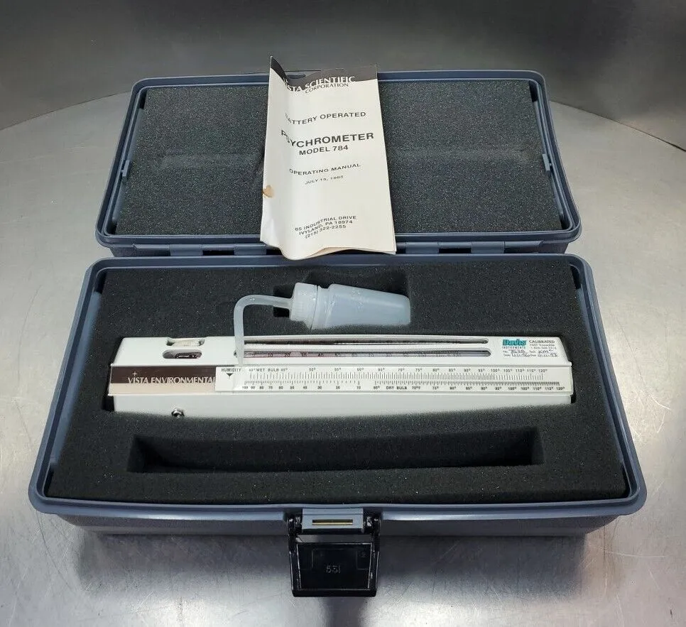 Vista Scientific Environmental Model 784 Psychrometer. 5D-23