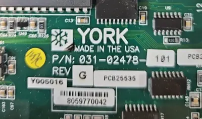 YORK - 371-04179-331 - Hinged Control Panel Plate Loc3F