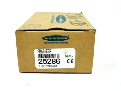 NEW BANNER ENGINEERING SMA91ESR VALUE BEAM 25286