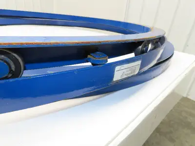 Global CA-48-2 Vestil Manual Carousel 2,000lb Lift Table Swivel Top 48" Lot of 2