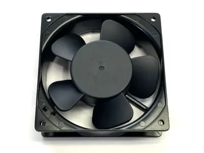 USED MECHATRONICS ALUMINUM FRAME BALL BEARING COOLING FAN 115VAC 14/12W