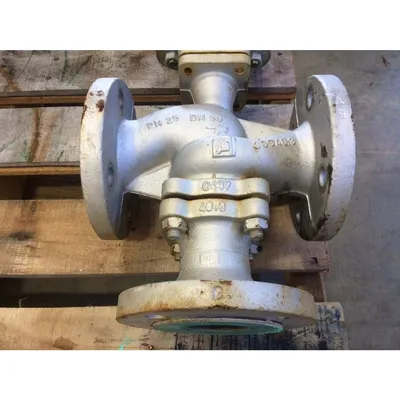 Used 2" RTG 32051 Herford hot oil 3-way control Valve
