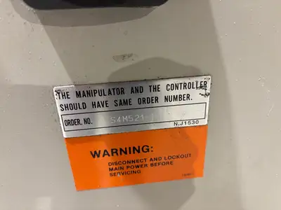 USED YASKAWA MOTOMAN ROBOT SYSTEM, HP50-35 NX100