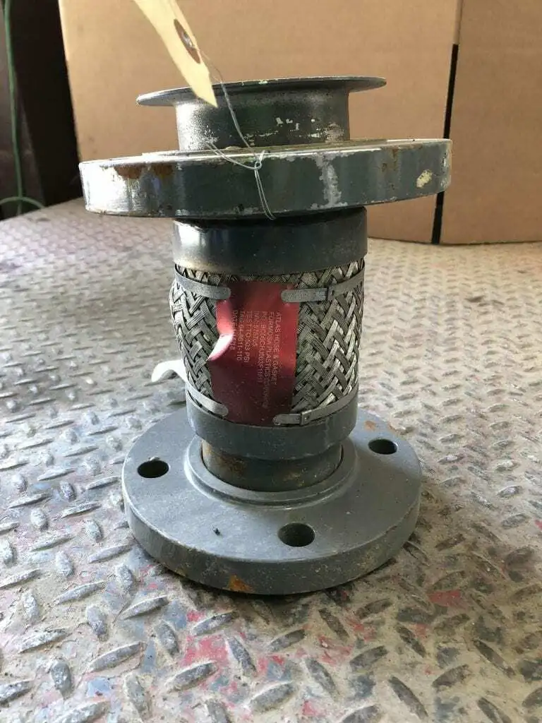 3″ X 10.25″ Flanged Braided Stainless Steel Flexible Hose / Expansion Joint