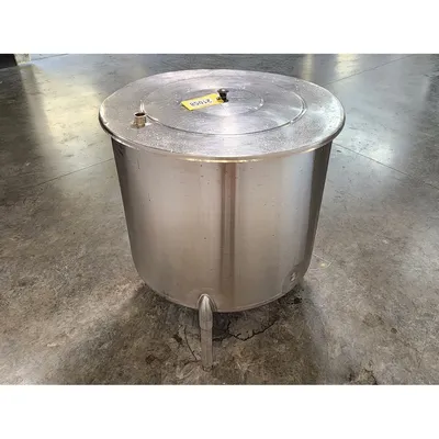 Used Stainless Steel Liquid Tank - 115 Gallon Capacity